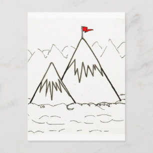 Briefkaart bergen