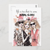 Briefkaart Besties (Voorkant / Achterkant)