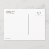 Briefkaart bewerkbare eikenstructuur (Achterkant)