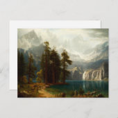 Briefkaart Bierstadt Sierra Nevadas (Voorkant / Achterkant)