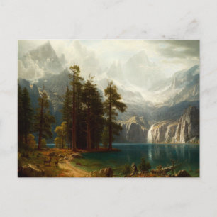 Briefkaart Bierstadt Sierra Nevadas