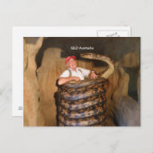 Briefkaart Big Snake QLD Australië Large Snake (Voorkant / Achterkant)