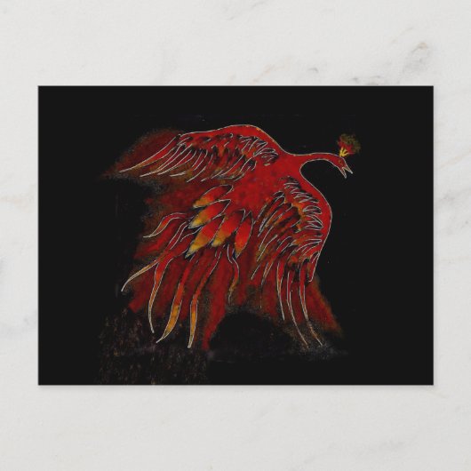 Briefkaart bij brand (Voorkant)