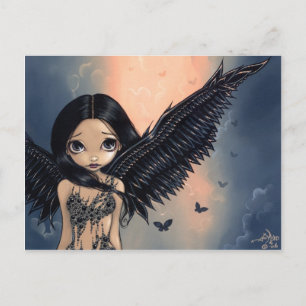 briefkaart "Black Winged Angel"