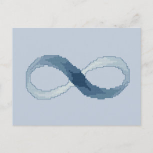 Briefkaart Blauwe Infiniteit