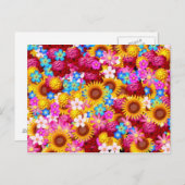 Briefkaart bloemen (Voorkant / Achterkant)