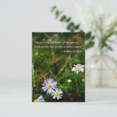 Briefkaart bloemen (Staand voorkant)