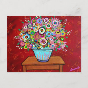 Briefkaart BLOEMEN