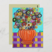 Briefkaart BLOEMEN (Voorkant / Achterkant)