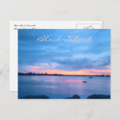 Briefkaart Blok Island (Voorkant / Achterkant)