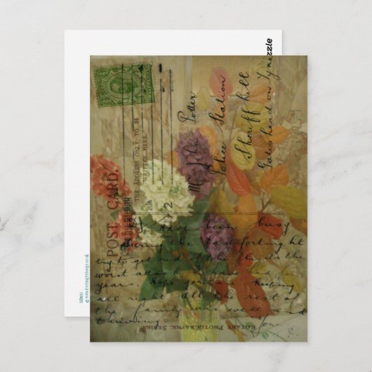 Briefkaart Blooms (Voorkant / Achterkant)