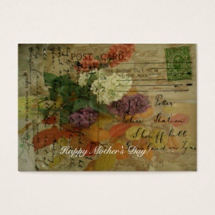 Briefkaart Blooms Gift Label Visitekaartjes