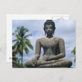 Briefkaart Boeddha Statue (Voorkant / Achterkant)