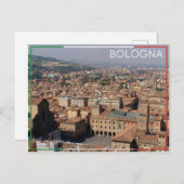 Briefkaart Bologna - Italië. (Voorkant / Achterkant)