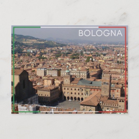 Briefkaart Bologna - Italië. (Voorkant)