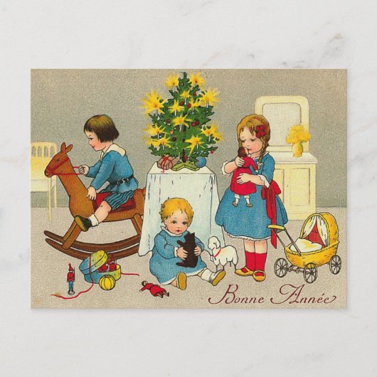 briefkaart "Bonne Annee" (Voorkant)