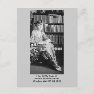 briefkaart bookstore pieping west virginia
