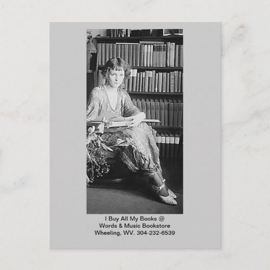 briefkaart bookstore pieping west virginia (Voorkant)