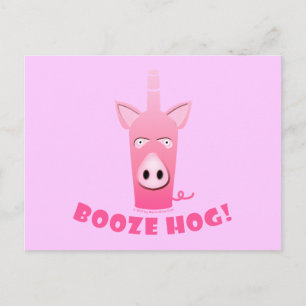 BRIEFKAART BOOZE HOG