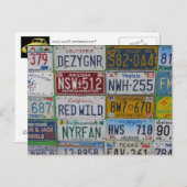 Briefkaart Borden auto (Voorkant / Achterkant)