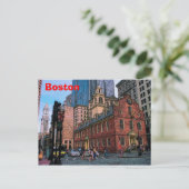 Briefkaart Boston Downtown (Staand voorkant)