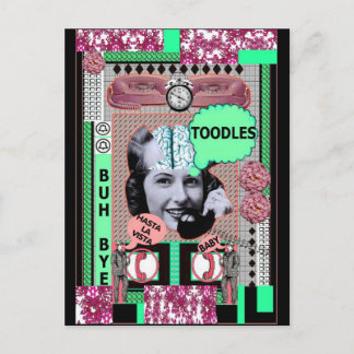 Briefkaart BRAINLADY-TOODLES
