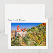 Briefkaart Bran Castle Roemenië (Voorkant / Achterkant)