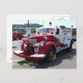  Briefkaart brandweerwagen (Voorkant / Achterkant)