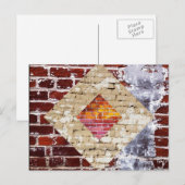 Briefkaart Brick Diamond (Voorkant / Achterkant)