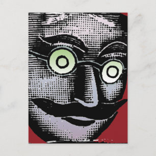 Briefkaart bril