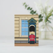 Briefkaart Britse Royal Guard (Staand voorkant)