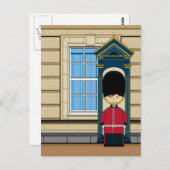 Briefkaart Britse Royal Guard (Voorkant / Achterkant)