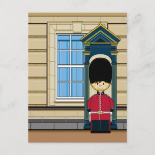 Briefkaart Britse Royal Guard