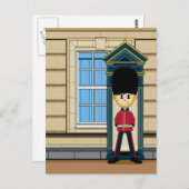 Briefkaart Britse Royal Guard (Voorkant / Achterkant)