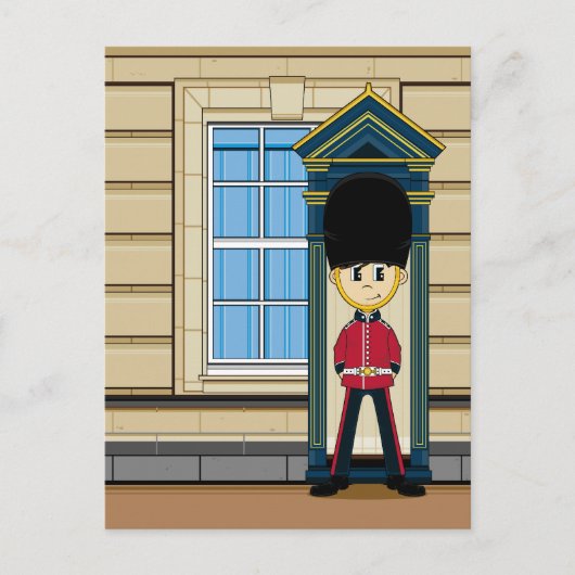 Briefkaart Britse Royal Guard (Voorkant)