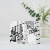 Briefkaart Broadway Times Square (Staand voorkant)