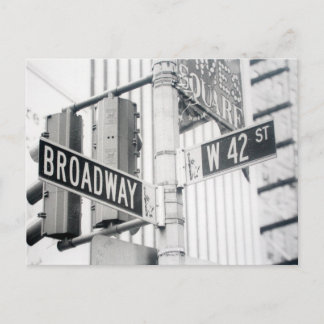 Briefkaart Broadway Times Square