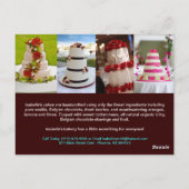 Briefkaart brochure voor bakkerij (Achterkant)