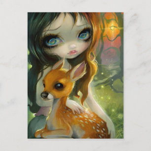 briefkaart "Broer en zuster"