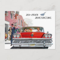  Briefkaart Buick ad