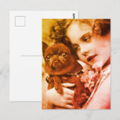 Briefkaart Bulldog My BFF (Voorkant / Achterkant)