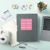 Briefkaart Calligrafie Weddenschap Adresetiketten Sticker (iPad Cover)