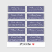 Briefkaart Calligrafie Weddenschap Adresetiketten Sticker (Vel)