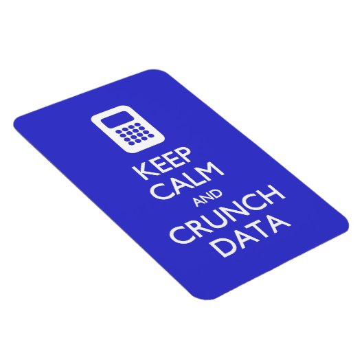 Briefkaart Calm Crunch Data behouden Magneet (Rechterzijde)