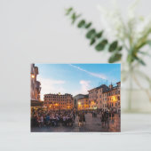 Briefkaart Campo de Fiori Rome | Sunset (Staand voorkant)