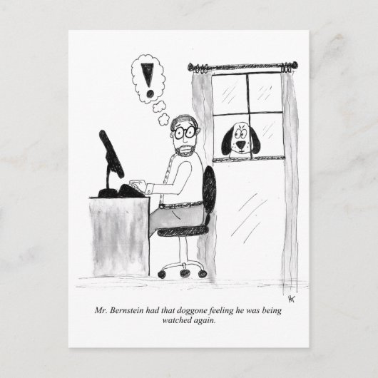 Briefkaart Cartoon (Voorkant)