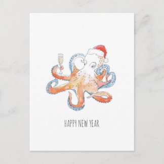 briefkaart "Celebrating Octopus"