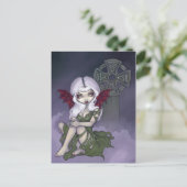 briefkaart "Cemetery Mist" (Staand voorkant)