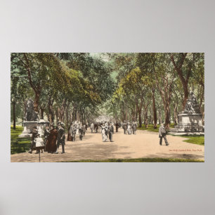 Briefkaart Central Park New York City Poster