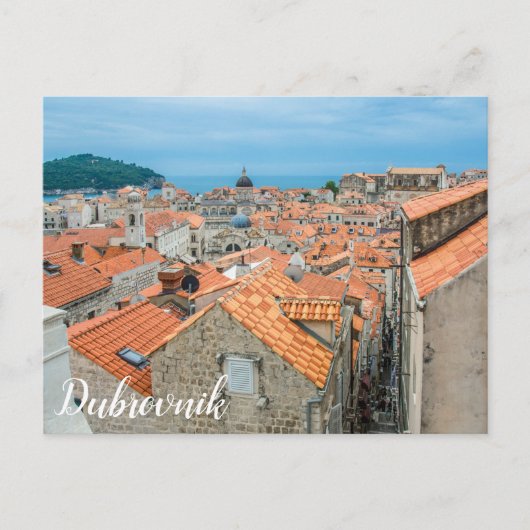 Briefkaart centrum Dubrovnik (Voorkant)